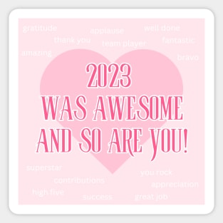 Employee Appreciate 2023 / Great year / Amazing Employees Sticker